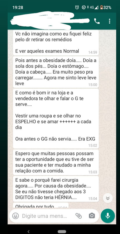 Depoimento de paciente 10