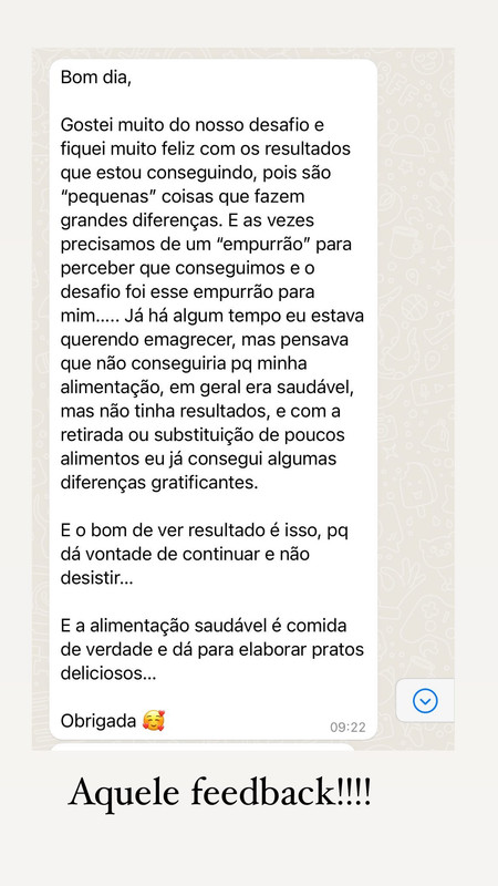 Depoimento de paciente 17